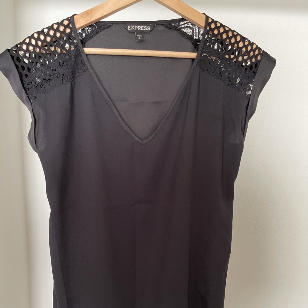 Express black blouse
